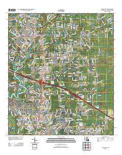 Covington Louisiana Historical topographic map, 1:24000 scale, 7.5 X 7.5 Minute, Year 2012