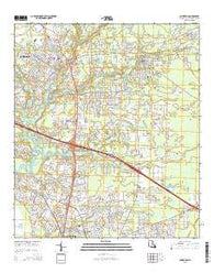 Covington Louisiana Current topographic map, 1:24000 scale, 7.5 X 7.5 Minute, Year 2015