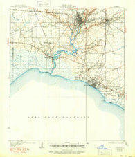 Covington Louisiana Historical topographic map, 1:62500 scale, 15 X 15 Minute, Year 1935