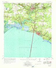 Covington Louisiana Historical topographic map, 1:62500 scale, 15 X 15 Minute, Year 1969