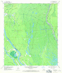 Cow Bayou Louisiana Historical topographic map, 1:24000 scale, 7.5 X 7.5 Minute, Year 1969