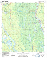 Cow Bayou Louisiana Historical topographic map, 1:24000 scale, 7.5 X 7.5 Minute, Year 1992