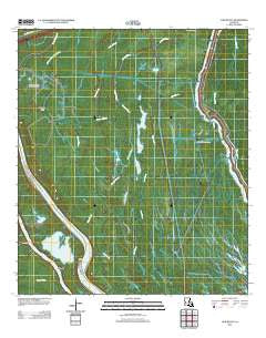 Cow Bayou Louisiana Historical topographic map, 1:24000 scale, 7.5 X 7.5 Minute, Year 2012