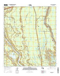 Cow Bayou Louisiana Current topographic map, 1:24000 scale, 7.5 X 7.5 Minute, Year 2015