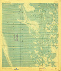 Creole Louisiana Historical topographic map, 1:62500 scale, 15 X 15 Minute, Year 1892