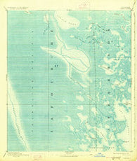 Creole Louisiana Historical topographic map, 1:62500 scale, 15 X 15 Minute, Year 1892
