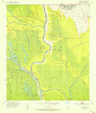 Crescent Louisiana Historical topographic map, 1:24000 scale, 7.5 X 7.5 Minute, Year 1953