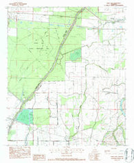 Crew Lake Louisiana Historical topographic map, 1:24000 scale, 7.5 X 7.5 Minute, Year 1982