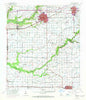 Crowley Louisiana Historical topographic map, 1:62500 scale, 15 X 15 Minute, Year 1955