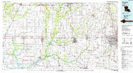 Crowley Louisiana Historical topographic map, 1:100000 scale, 30 X 60 Minute, Year 1985