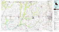 Crowley Louisiana Historical topographic map, 1:100000 scale, 30 X 60 Minute, Year 1985