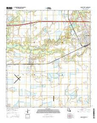 Crowley West Louisiana Current topographic map, 1:24000 scale, 7.5 X 7.5 Minute, Year 2015