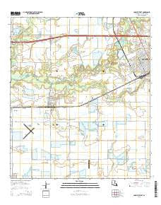 Crowley West Louisiana Current topographic map, 1:24000 scale, 7.5 X 7.5 Minute, Year 2015