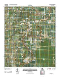 Crowville Louisiana Historical topographic map, 1:24000 scale, 7.5 X 7.5 Minute, Year 2012