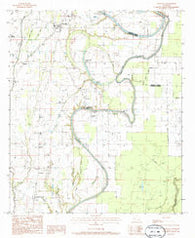 Crowville Louisiana Historical topographic map, 1:24000 scale, 7.5 X 7.5 Minute, Year 1983