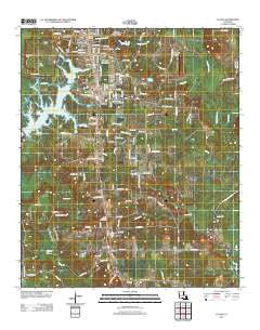 Cullen Louisiana Historical topographic map, 1:24000 scale, 7.5 X 7.5 Minute, Year 2012