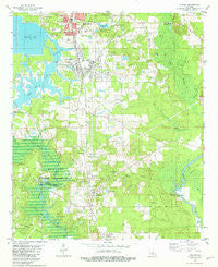 Cullen Louisiana Historical topographic map, 1:24000 scale, 7.5 X 7.5 Minute, Year 1981