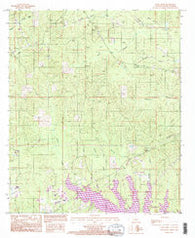 Curr Creek Louisiana Historical topographic map, 1:24000 scale, 7.5 X 7.5 Minute, Year 1994
