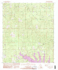 Curr Creek Louisiana Historical topographic map, 1:24000 scale, 7.5 X 7.5 Minute, Year 1994