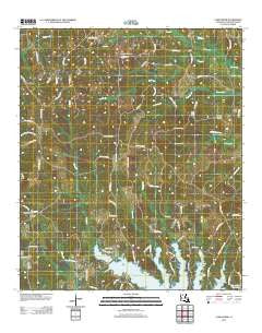 Curr Creek Louisiana Historical topographic map, 1:24000 scale, 7.5 X 7.5 Minute, Year 2012