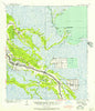 Cut-Off Louisiana Historical topographic map, 1:62500 scale, 15 X 15 Minute, Year 1939