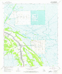 Cut Off Louisiana Historical topographic map, 1:24000 scale, 7.5 X 7.5 Minute, Year 1963