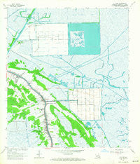 Cut Off Louisiana Historical topographic map, 1:24000 scale, 7.5 X 7.5 Minute, Year 1963