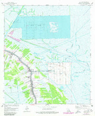Cut Off Louisiana Historical topographic map, 1:24000 scale, 7.5 X 7.5 Minute, Year 1963