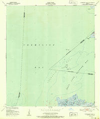 Cypremort Point Louisiana Historical topographic map, 1:24000 scale, 7.5 X 7.5 Minute, Year 1948
