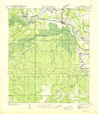 Cypress Louisiana Historical topographic map, 1:31680 scale, 7.5 X 7.5 Minute, Year 1937