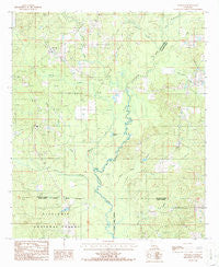 Danville Louisiana Historical topographic map, 1:24000 scale, 7.5 X 7.5 Minute, Year 1986
