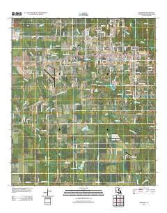 DeRidder Louisiana Historical topographic map, 1:24000 scale, 7.5 X 7.5 Minute, Year 2012