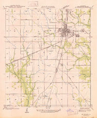 DeRidder Louisiana Historical topographic map, 1:31680 scale, 7.5 X 7.5 Minute, Year 1947