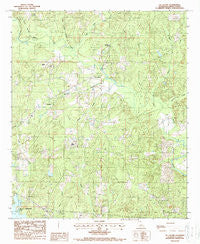 De Loutre Louisiana Historical topographic map, 1:24000 scale, 7.5 X 7.5 Minute, Year 1988