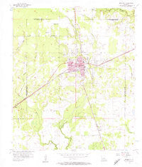 De Quincy Louisiana Historical topographic map, 1:24000 scale, 7.5 X 7.5 Minute, Year 1956