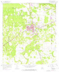 De Quincy Louisiana Historical topographic map, 1:24000 scale, 7.5 X 7.5 Minute, Year 1956
