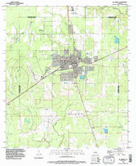 De Quincy Louisiana Historical topographic map, 1:24000 scale, 7.5 X 7.5 Minute, Year 1994