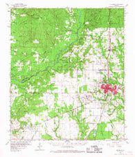De Ridder Louisiana Historical topographic map, 1:62500 scale, 15 X 15 Minute, Year 1960