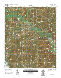 De Loutre Louisiana Historical topographic map, 1:24000 scale, 7.5 X 7.5 Minute, Year 2012