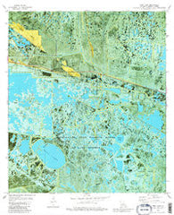 Deep Lake Louisiana Historical topographic map, 1:24000 scale, 7.5 X 7.5 Minute, Year 1979