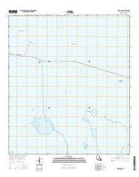 Deep Lake Louisiana Current topographic map, 1:24000 scale, 7.5 X 7.5 Minute, Year 2015