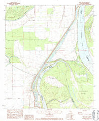 Deer Park Louisiana Historical topographic map, 1:24000 scale, 7.5 X 7.5 Minute, Year 1983