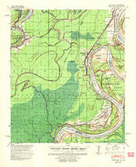 Deer Park Louisiana Historical topographic map, 1:62500 scale, 15 X 15 Minute, Year 1939
