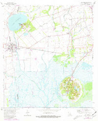 Delcambre Louisiana Historical topographic map, 1:24000 scale, 7.5 X 7.5 Minute, Year 1963
