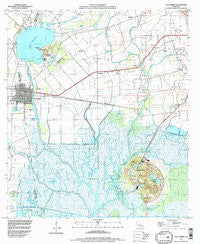 Delcambre Louisiana Historical topographic map, 1:24000 scale, 7.5 X 7.5 Minute, Year 1994