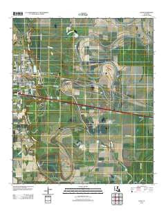 Delhi Louisiana Historical topographic map, 1:24000 scale, 7.5 X 7.5 Minute, Year 2012