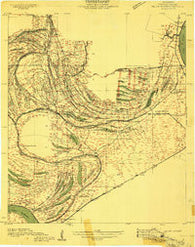 Delta Bridge Louisiana Historical topographic map, 1:24000 scale, 7.5 X 7.5 Minute, Year 1909