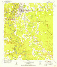 Denham Springs Louisiana Historical topographic map, 1:24000 scale, 7.5 X 7.5 Minute, Year 1953