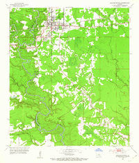 Denham Springs Louisiana Historical topographic map, 1:24000 scale, 7.5 X 7.5 Minute, Year 1953
