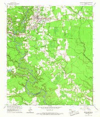 Denham Springs Louisiana Historical topographic map, 1:24000 scale, 7.5 X 7.5 Minute, Year 1963